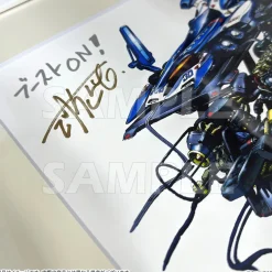 Sunrise World Future GPX Cyber Formula Reproduction of Original Picture Autographed by Machine Designer Shoji Kawamori