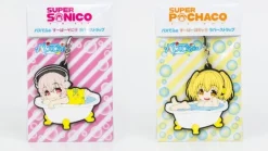 Super Sonico & Super Pochaco Rubber Bath Straps