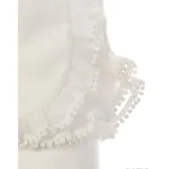 Swankiss Ruffled Organdy Shorts