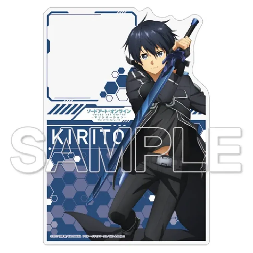 Sword Art Online Alicization: War of Underworld Acrylic Memo Stand