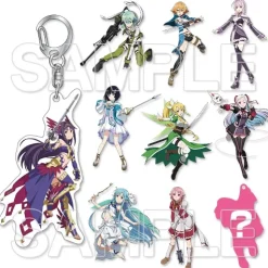 Sword Art Online Game Series Heroines Acrylic Keychain Collection Vol. 2 Box Set