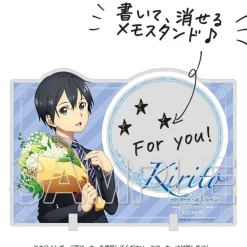 Sword Art Online Kirito Acrylic Memo Stand: Bouquet Ver.