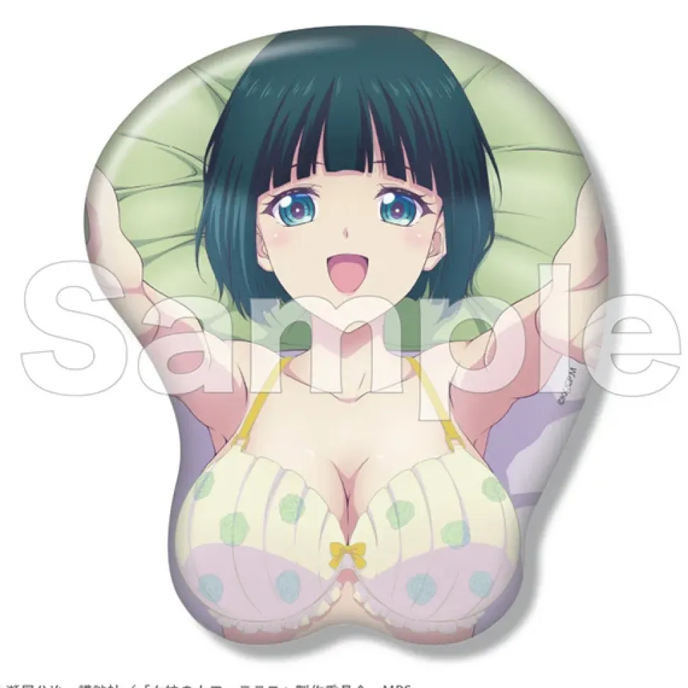 The Cafe Terrace and Its Goddesses Oppai Mouse Pad Shiragiku Ono