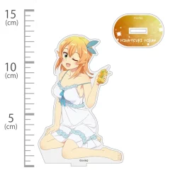 The Demon Girl Next Door Season 2 Acrylic Stand Mikan Hinatsuki: Sleepover Ver.