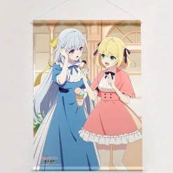 The Magical Revolution of the Reincarnated Princess and the Genius Young Lady W Suede B2 Tapestry Anisphia & Euphyllia: Machi Aruki Ver.