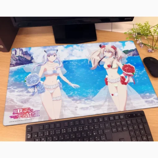 The Misfit of Demon King Academy Season 2 Rubber Mat Misha & Sasha: Wedding Ver.