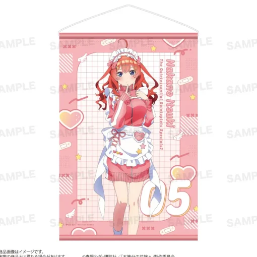 The Quintessential Quintuplets Specials 2 Double-Sided Tapestry Itsuki Nakano: Jersey Maid Ver.