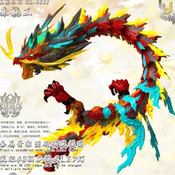 The True Dragon Series ZL-0001 The Red Dragon King Plastic Model Kit