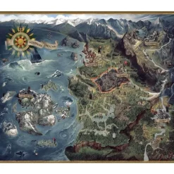 The Witcher 3: Wild Hunt Puzzle: Northern Realms Map