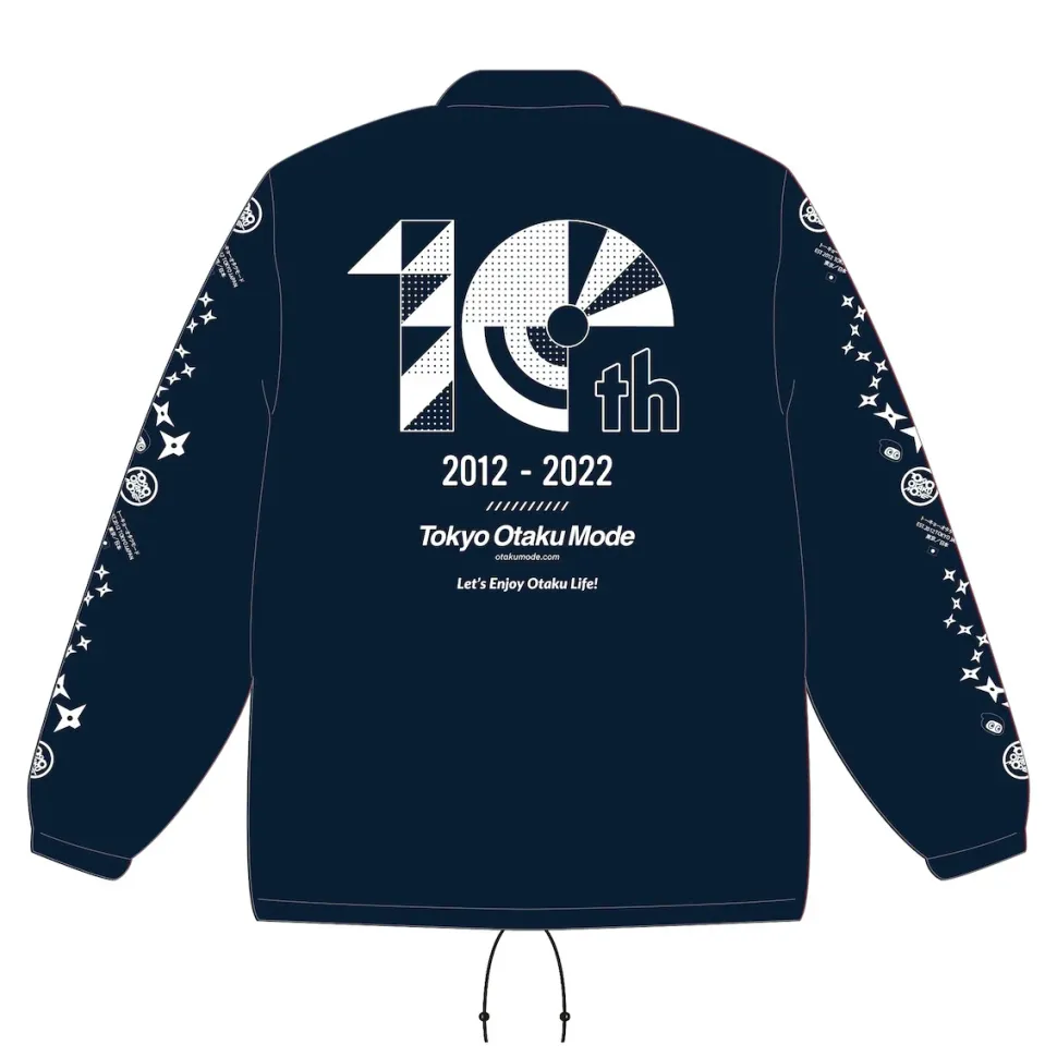 Tokyo Otaku Mode 10th Anniversary Coach Jacket Navy