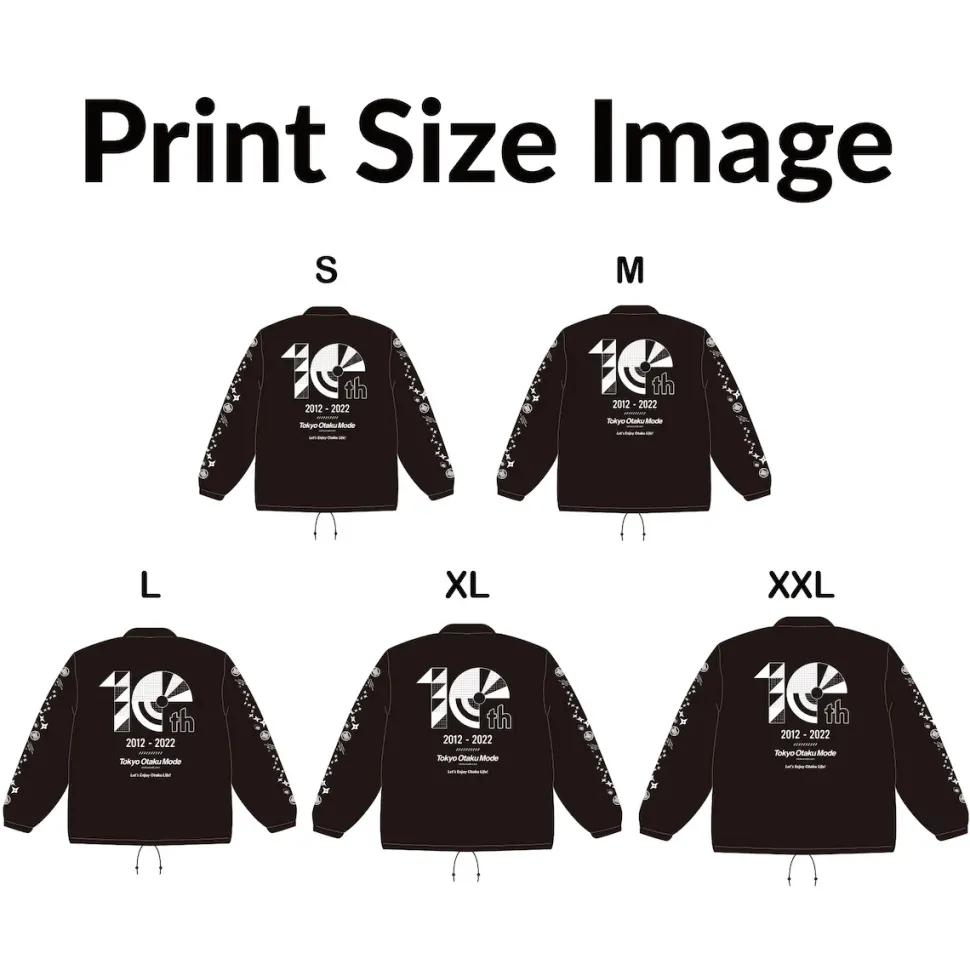 Tokyo Otaku Mode 10th Anniversary Coach Jacket Navy