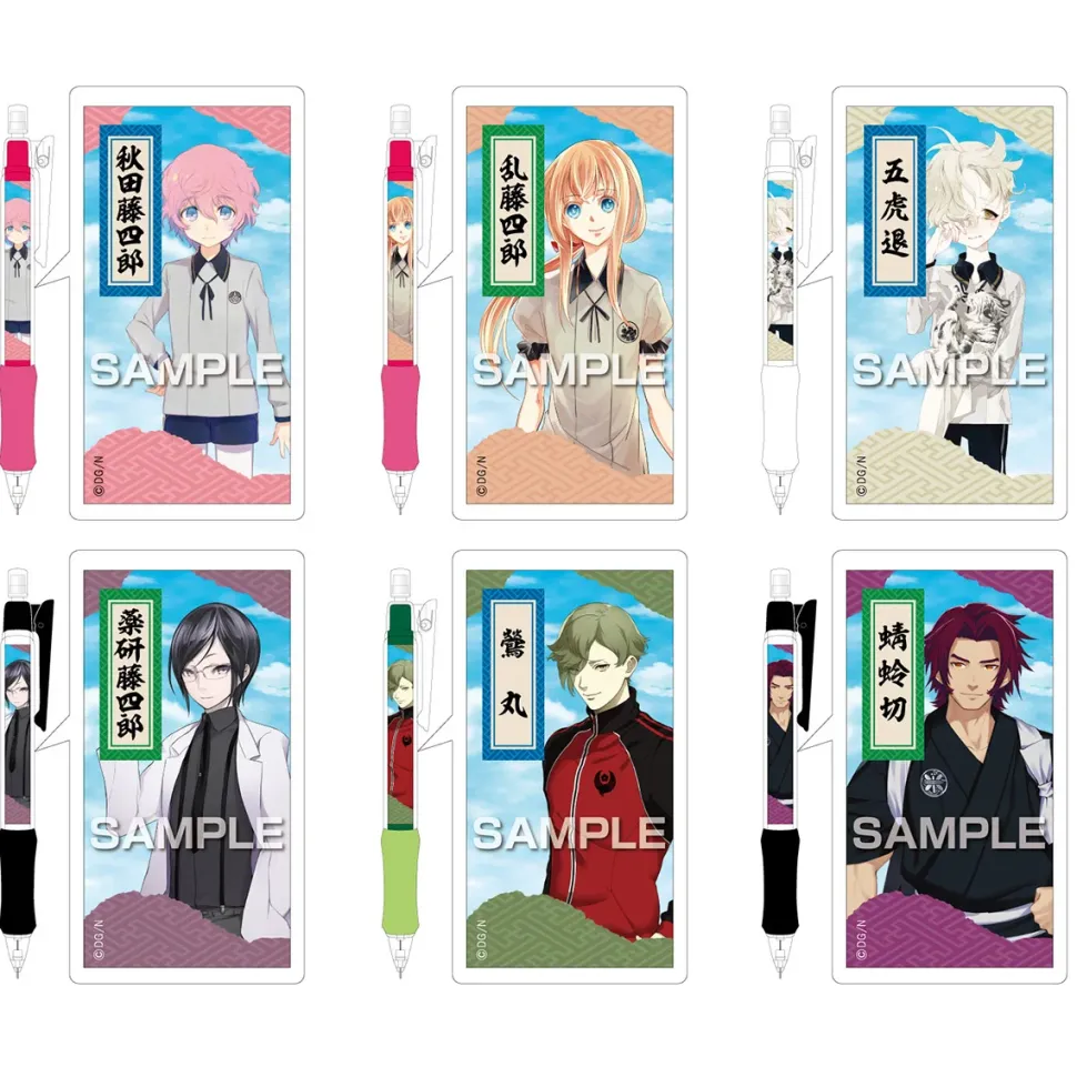 Touken Ranbu -ONLINE- Uchiban Mechanical Pencils Vol. 6