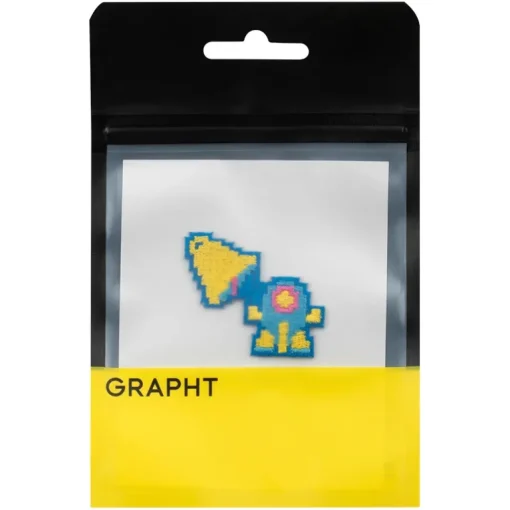 TwinBee Embroidered Sticker TwinBee & Bell