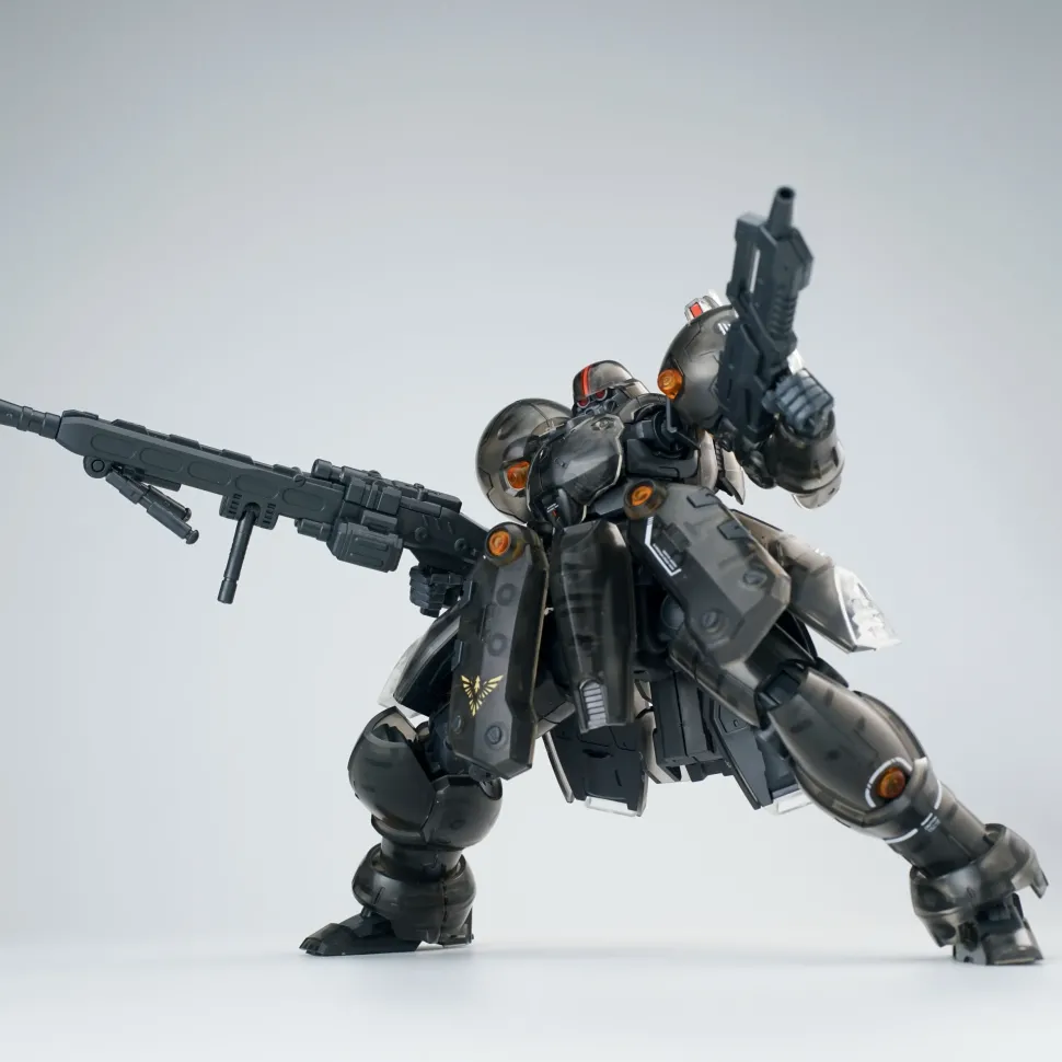 Ultra Action Trooper Series ZA-11PS Zi-kron (Transparent Black) 1/144 Scale Plastic Model Kit