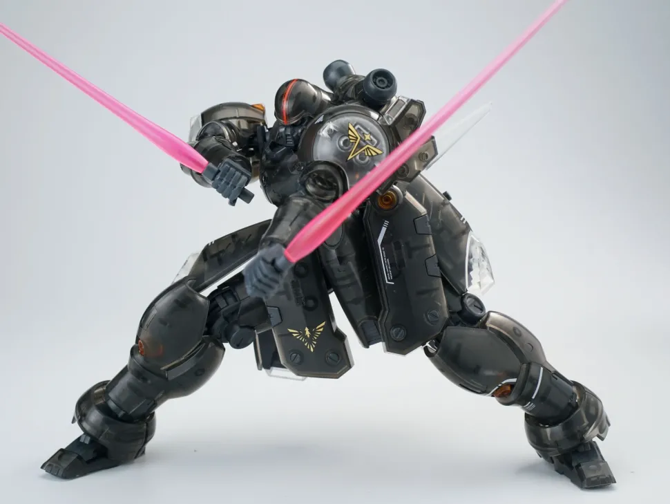 Ultra Action Trooper Series ZA-11PS Zi-kron (Transparent Black) 1/144 Scale Plastic Model Kit