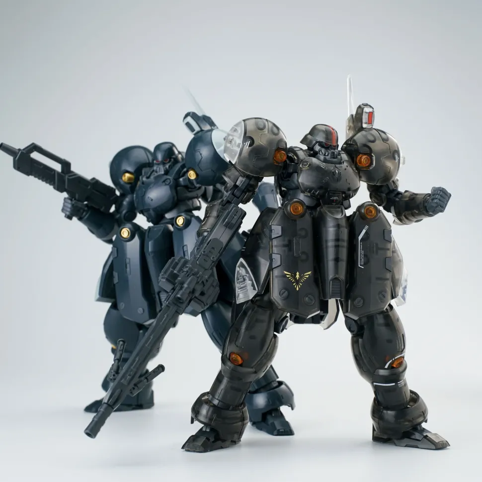 Ultra Action Trooper Series ZA-11PS Zi-kron (Transparent Black) 1/144 Scale Plastic Model Kit