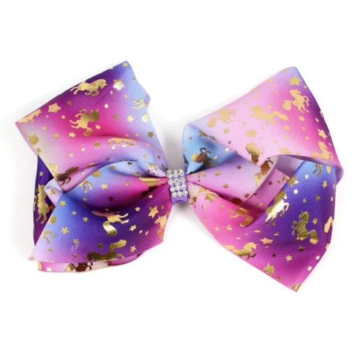 Unicorn Big Ribbon Clip