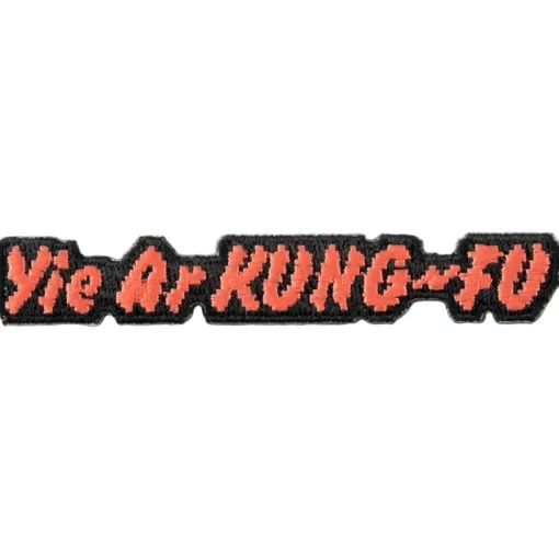 Yie Ar Kung-Fu Embroidered Sticker Title Logo