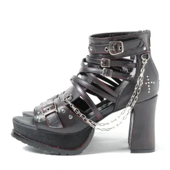 YOSUKE 2015SS Chain Bootie Sandals