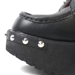YOSUKE 2015SS Studded Cross Laced Boots