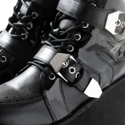 YOSUKE 2015SS Ultra Thick Soled Double Belt Boots