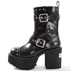 YOSUKE USA Mid-Calf Chunky Boots