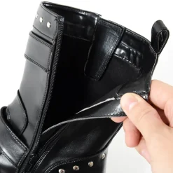 YOSUKE USA Mid-Calf Chunky Boots