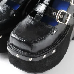 YOSUKE USA Thick-Soled Belt Shoes