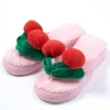 YUMMY MART Pink Cherry Room Slippers