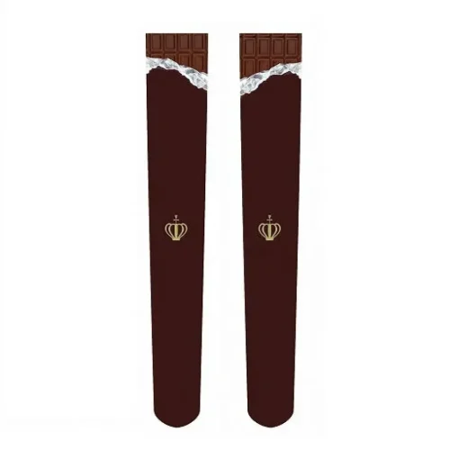 Zettairyoiki Chocolate Bar Thigh-High Tights
