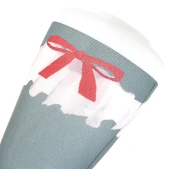 Zettairyoiki Double Rabbit Knee-High Tights (Green)