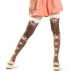 Zettairyoiki Latte Art Thigh-High Tights