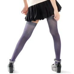 Zettairyoiki Patched-Up Thigh-High Tights