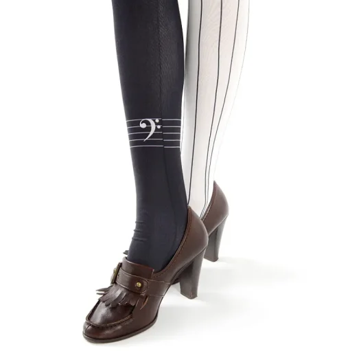 Zettairyoiki Piano Keys Thigh-High Tights