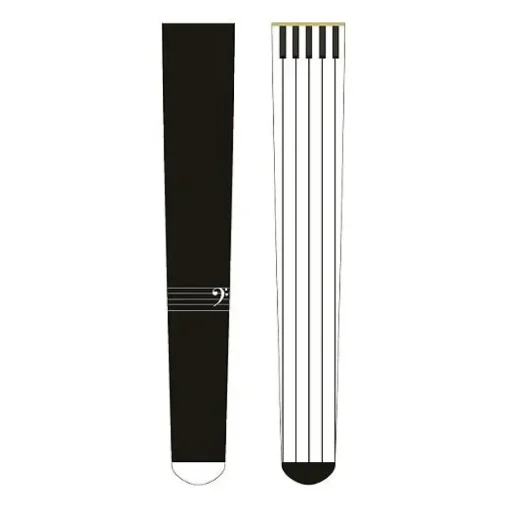 Zettairyoiki Piano Keys Thigh-High Tights